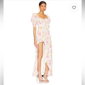 For Love and Lemons Petal Midi Dress